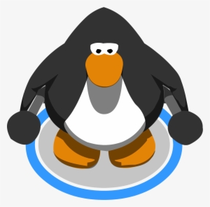 Dumbbells In-game - Club Penguin Graduation Cap