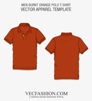 Shirts T Page Vecfashion Burnt Orange Classic - Classic Polo