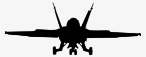 Free Png Fighter Plane Front View Silhouette Png Images - Plane Front Silhuete Png