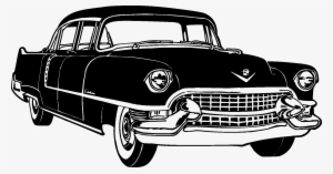Old Classic Cars Silhouettes020 - Old Car Silhouette Png
