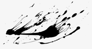 Paint Splatter Splash Ink Drop Splattered - Black Paint