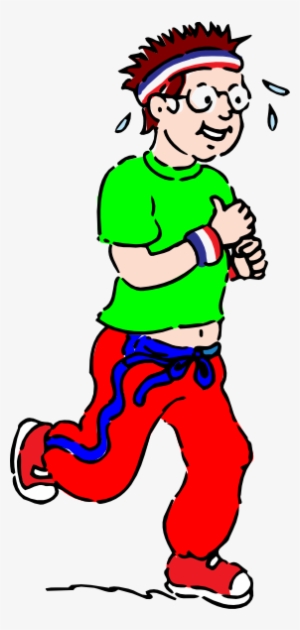 Picture Royalty Free Library Fat Man Clipart - Jogging Clipart