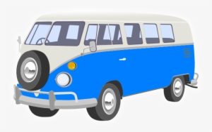 Vector Royalty Free Download Blue Camper Clip Art At - Camper Van Clip Art