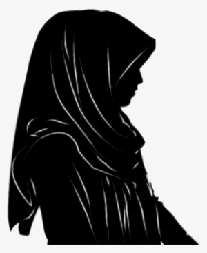 Report Abuse - Hijab Silhouette Png