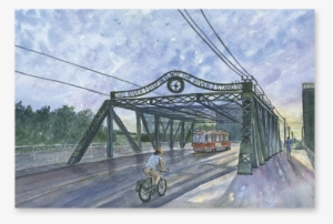 Watercolour Of Toronto's Queen Street Viaduct - Toronto
