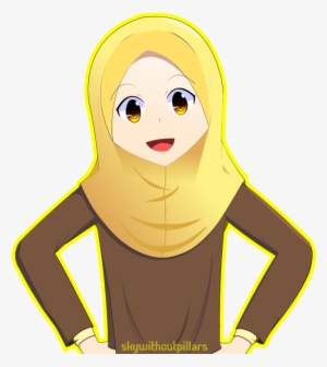 Vector Library Girl In By Skywithoutpillars On Deviantart - Bff Hijab Icon Png