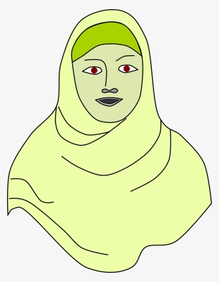How To Set Use Islamic Hijab Vail Headscarf Clipart