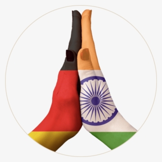 Indo-german Chamber Of Commerce Wishes You, Your Families - Germany And India Flag