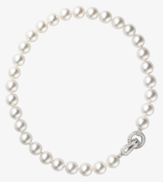 Agrafe Necklacewhite Gold, Pearls, Diamonds - Collar Perlas Cartier