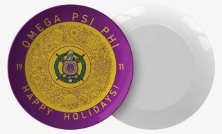 Omega Psi Phi Christmas Plate - Christmas Day