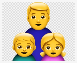 Family Emoji Iphone Clipart Emoji Ios - Family Emoji Png