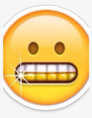 Smirk Face Emoji Snapchat - Awkward Face Emoji Png