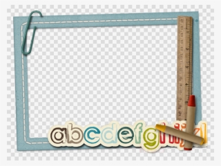 School Frame Png Clipart Picture Frames School