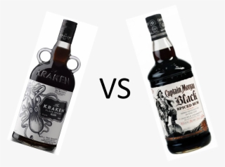kraken vs captain - kraken black spiced caribbean rum 750ml