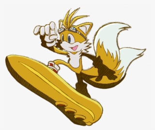 Sonicriders Tails03 - Sonic Riders Png Tails