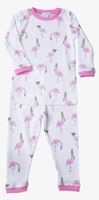 Pink Flamingos Two Piece Pj - Nightwear
