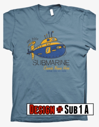 Submerged Vbs T Shirts - One Colour Screen Print Tshirt
