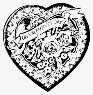 Heart At Getdrawings Com Ranunculus Drawing Vintage - Vintage Valentine Cards