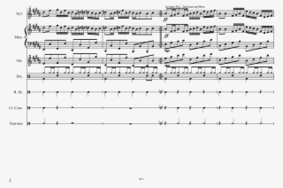 Nyan Cat For Percussion Ensamble Sheet Music Composed - Sheet Music
