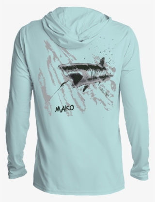 Mako Technical Spf Hoodie, Shortfin Mako Shark - Sweatshirt