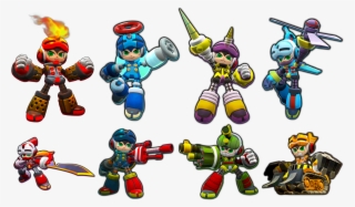 Rockman Exe Ws Mega Man 11 Mega Man 10 Mighty No - Mighty No 9 Power Ups