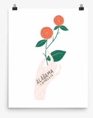 Alabama State Flower Print - Alaska