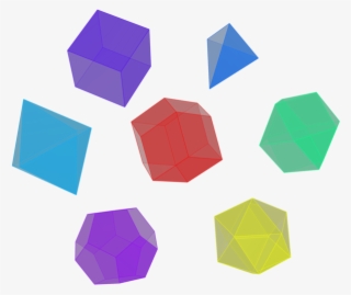 The Five Platonic Solids, Plus A Cuboctahedron And