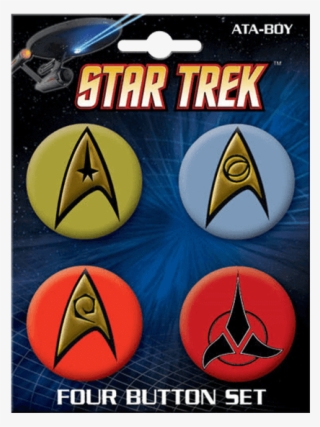Star Trek Classic Insignia Button Set - Star Trek