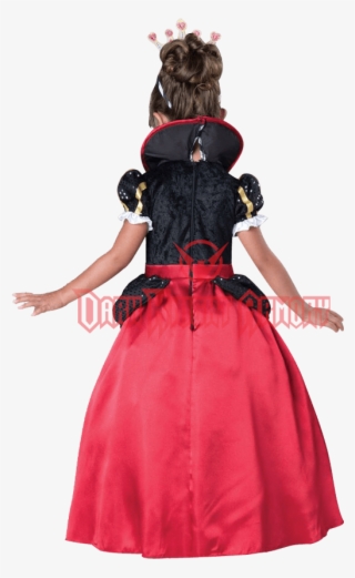 Queen Of Hearts Toddler Deluxe Costume - Toddler Girls Queen Of Hearts Costume