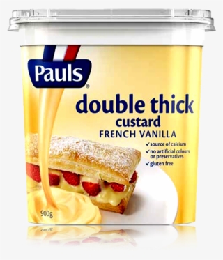 Pauls Double Thick French Vanilla Custard - Pauls Double Thick French Vanilla Custard 900g