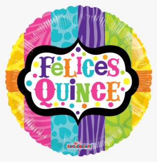 Globo Felices Quince - Animal Print Happy Birthday Foil Balloon - Party Bits