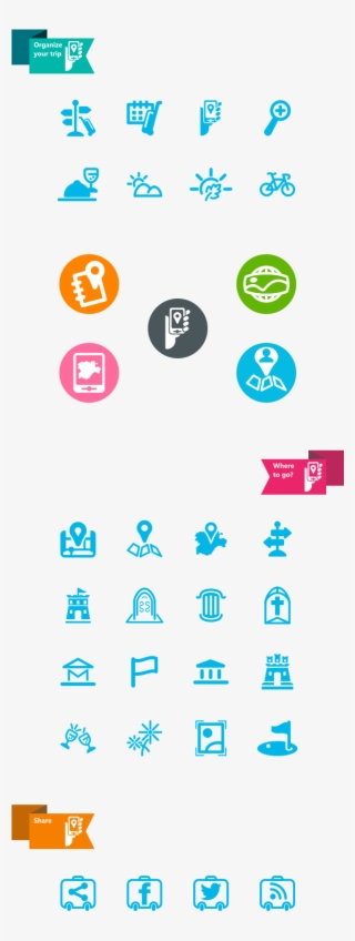 Tourism Icons - Circle
