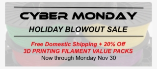 #cybermonday Starts Now Free Domestic Shipping 20%