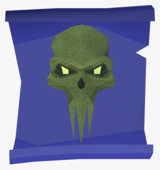 Ghastly Request Scroll Enables The Use Of The Ghastly - Skull