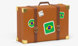 Download Flag Icon Of Brazil At Png Format - Suitcase Illustration Png