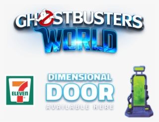 Dimensional Door Available Here - Ghostbusters World Logo