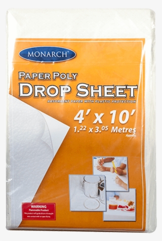Monarch Paper Poly Drop Sheet - Paper