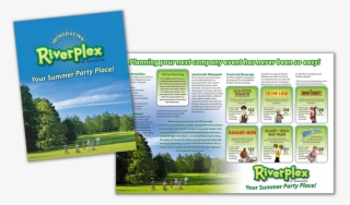 Brochure For Riverplex Showing Venue Capabilities And - Picnic