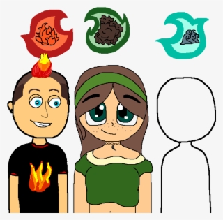 create your own elemental character - cartoon