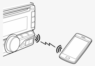 Connect The Android Smartphone Via Bluetooth - Illustration