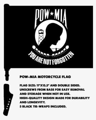 Pow-mia Flag $10 - Official Pow Mia Logo