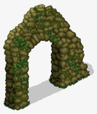 Mossy Ruins Entrance - Mossy Rock Sprite