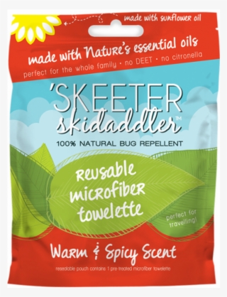 Skeeter Skidaddler 100% Natural Bug Repellent Microfiber