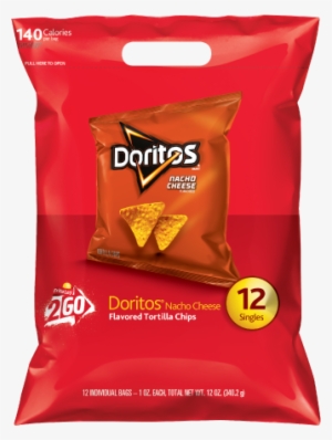 Doritos Transparent - 12 Pack Doritos Nacho Cheese