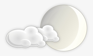Moon And Clouds - Måne Bak En Sky
