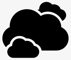 Clip Freeuse Download Clouds Black Weather Symbol Png - Nube Png Clima