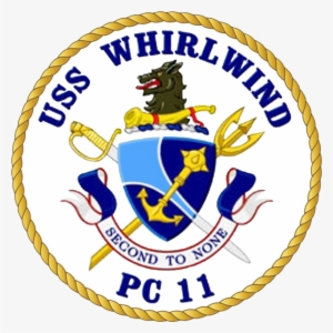 Coastal Patrol Ship Uss Whirlwind - Us Navy Ship Crest