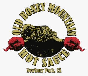 Old Boney Mountain Hot Sauce Color Logo - Logo