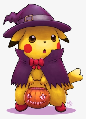 Pikachu Pikaboo By Ry-spirit, Pokemon - Pikachu With A Witch Hat