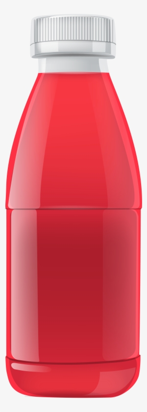 Red Juice Bottle Png Clipart - Juice Bottle Clipart Png